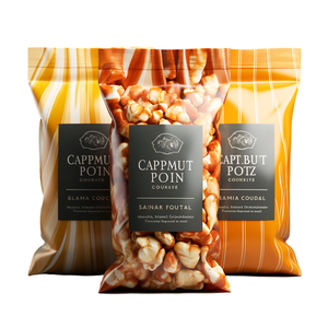 Vật liệu tùy chỉnh lớn in kỹ thuật số đứng lên Lá nhựa bỏng ngô Túi - Product Image 2