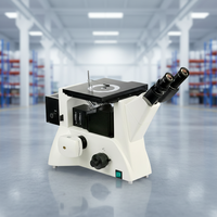 Inverted Metallurgical Microscope for Micro Observation 10X Wide Field Plan Eyepiece Resist Shock and Vibration