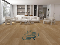 Revêtement de sol SPC insonorisant, antidérapant, ignifuge et imperméable pour les résidences et les espaces publics commerciaux