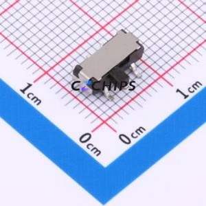 MST-22D18G2-WT Slide Switch SMD Switch Double Pole Double Throw Rectangle Pin Header SMD Tab Horizontal Mount - Product Image 1