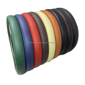 Couverture de volant de voiture chauffante en cuir PU PVC d'approvisionnement direct d'usine - Product Image 3