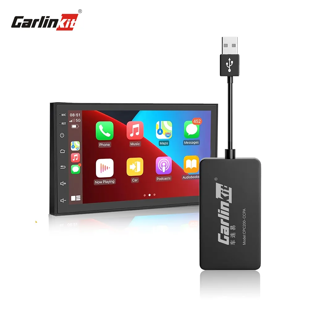 Carlinkit ccpa carplay мультимедиа встроенный APK поддерживает проводное зеркальное отображение, и мобильный телефон может быть проецирован на экран автомобиля