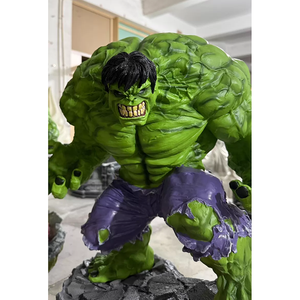 Figura de Personaje de Película en Resina, Estatua Pequeña de Fibra de Vidrio, Escultura de <span class=keywords><strong>Hulk</strong></span> Verde en Venta - Product Image 2