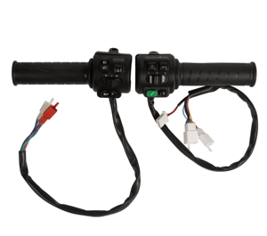 Puños de Motocicleta Universales de Plástico/Goma <span class=keywords><strong>con</strong></span> Interruptor Integrado, Puños de Control para Motocicleta <span class=keywords><strong>con</strong></span> Garantía de 1 Año - Product Image 1