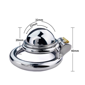 FRRK Nuevo Jaula de Castidad Resistente para Pene, Herramienta Sexual BDSM de Abstinencia, Jaula de Castidad, Juguetes Sexuales Atrevidos, Bloqueo de Pene, Control de Eyaculación para Hombres - Product Image 2