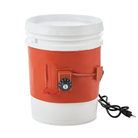 Bande chauffante isolante en silicone 120V 800W pour seau à miel de 5 gallons