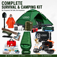 Perlengkapan Darurat Multifungsi Profesional Ringan Portabel Pertolongan Pertama untuk Hiking Camping Outdoor 2-3 Orang