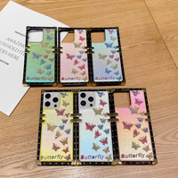 2023 nouveau concepteur de luxe fantaisie papillon coffre coque de téléphone pour Itel P40 A04 S23 femmes girly mode papillon coque de téléphone