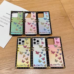 เคสโทรศัพท์ลายผีเสื้อสำหรับผู้หญิงหรูหราดีไซน์ใหม่ปี2023สำหรับ itel P40 S23 A04เคสโทรศัพท์แฟชั่นผู้หญิงลายผีเสื้อ - Product Image 3