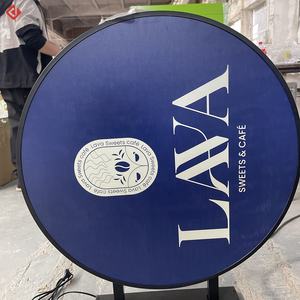 ป้ายไฟ LED อะคริลิคสี่เหลี่ยมใสสีสันสดใส ป้ายไฟโฆษณาโลโก้ธุรกิจแบบกำหนดเอง - Product Image 3