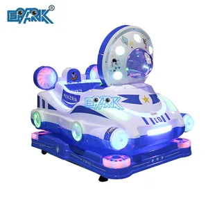 Console per videogiochi per auto a dondolo con astronave a bolle d'aria per bambini