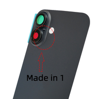 Vente en gros – Boîtier arrière avec cadre et verre de qualité AA 100 %, design barre, pour téléphones mobiles 16 et 16 Plus – Fabrication OEM