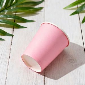 Gobelets en carton jetables de 9 oz, type simple, à une couche, pour café, bubble tea, vin, jus, contenants à boisson, 1000 pièces par carton - Product Image 5