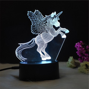 Veilleuses LED Manga, <span class=keywords><strong>lampe</strong></span> de table visuelle 3D à distance USB, <span class=keywords><strong>lampe</strong></span> de bureau créative 7 colorées Son Goku - Product Image 1