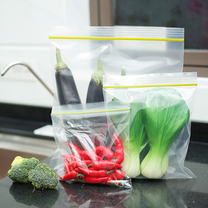 Custom Reusable Food Freezer Storage <b>Packaging</b> <b>Bags</b> Ldpe Plastic Zipper Plastic <b>Bag</b> With Retail Box <b>Packaging</b> - Product Image 2