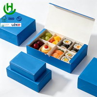 Boîte à sushi en papier kraft 300g avec logo personnalisé, compartiments, boîte bento, emballage pour fruits et desserts, portable, fabricant offset, vente en gros