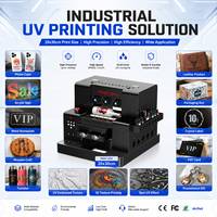 Imprimante jet d'encre UV LED multifonctionnelle A4 XP600 600dpi pour bois, plastique, tubes PVC, étiquettes en cuir – Nouveauté 1 an de garantie
