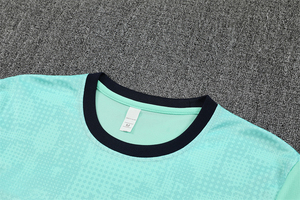 Uniformes de Fútbol de Verano, Conjunto de Entrenamiento de Manga Corta, Jersey 25/26 Marsella, Transpirable, Poliéster, Secado Rápido, Cuello Redondo, Unisex - Product Image 2