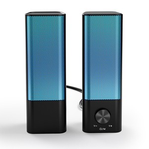Jedel Desktop <b>Gaming</b> Speakers 2.0 USB RGB LED <b>Light</b> Colorful Sound For Computer Home Use - Product Image 2