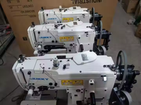 Machine à coudre industrielle automatique à point noué rapide JK-781 pour boutonnières droites, à lit plat, pour vêtements ordinaires