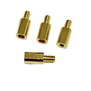 High Quality Mini Machining Center Spring Probe Test Loaded Pins Custom Threaded Brass Contact Pin