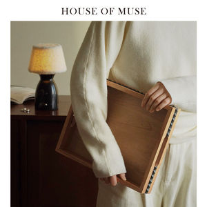 Muse Home Retro Wood Table Lamp Warm <b>Light</b> Bedroom Desk Night <b>Light</b> Decorative Lamp 220V 3C Certified - Product Image 5