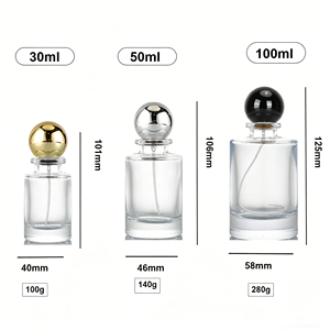 Flacons <span class=keywords><strong>de</strong></span> <span class=keywords><strong>parfum</strong></span> élégants multi-tailles avec bouchons sphériques métalliques, durables pour les emballages <span class=keywords><strong>de</strong></span> parfums <span class=keywords><strong>de</strong></span> niche et <span class=keywords><strong>de</strong></span> cosmétiques. - Product Image 4