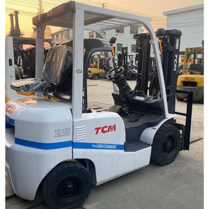 รถยกดีเซลมือสอง TCM FD25T3 ขนาด 2.5 ตัน ใช้แล้ว พร้อมเสาสามชั้น 4.5 เมตร ผลิตในญี่ปุ่น ประสิทธิภาพสูง สำหรับงานนอกพื้นที่ - Product Image 1