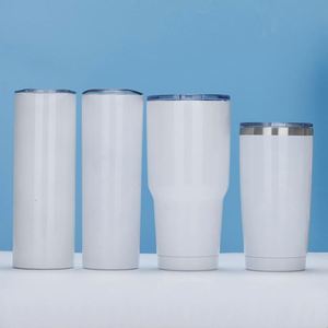 Vaso Sublimable de Acero Inoxidable de Doble Pared con Aislamiento al Vacío, Recto y Delgado, de 12oz, 15oz, 20oz y 30oz - Product Image 5