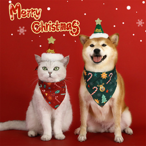 Chapeau de père noël décor pour animaux de compagnie cadeau vêtements jouet en peluche Gorro Navidad Mascota Natal <span class=keywords><strong>Noel</strong></span> ornement de noël pour chien <span class=keywords><strong>chat</strong></span> oiseau animal de compagnie - Product Image 1