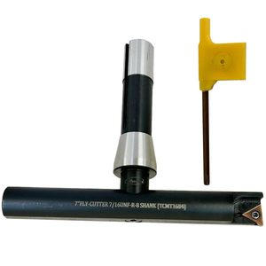Assorts 7 Fly Cutter 7/16 Unf R8 Shank Indexable Face Milling Cutter For Cnc <b>Machining</b> Center - Product Image 1