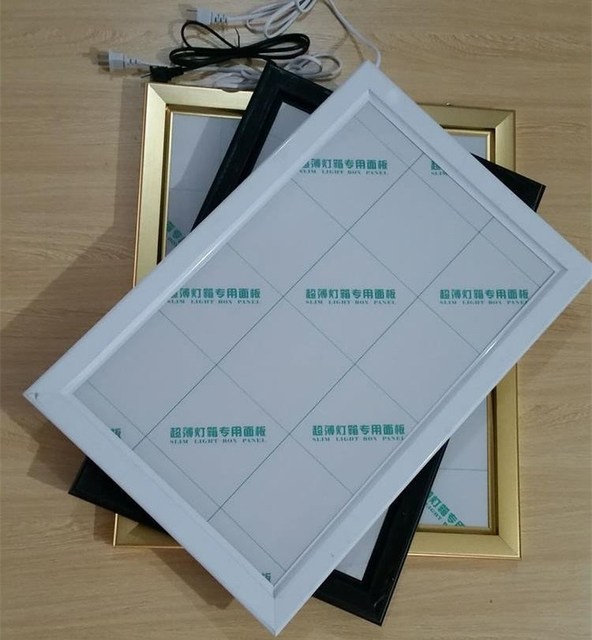 20mm 25mm 30mm Aluminium Profiles Round Corner Photo Picture Led Frame