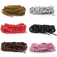 Lacets de chaussures fantaisie de haute qualité Grimace Lacets de chaussures drôles Visage souriant Cactus Jack SB Dunks Low Jor-dans AF Lacet plat