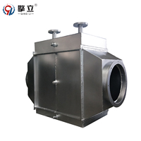Peralatan Catu Daya Mini Penukar Panas Gas Buang Otomatis 10ton Boiler Economizer Sistem Pemulihan Panas Limbah 50kg/jam