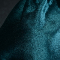 Sac à cordon personnalisé imprimé, sac d'emballage pour bijoux en velours promotionnel, pochette cadeau en satin de luxe, sac en velours