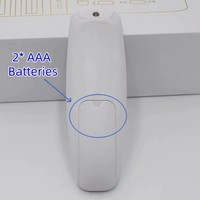 Nouvelle télécommande intelligente mise à jour OEM/ODM à 13 boutons, couleur blanc/noir, originale 2.4G/433 MHz, pour éclairage domestique, code fixe, en plastique