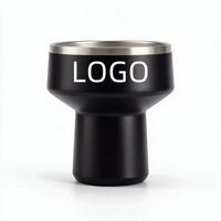 Gobelet à cocktail Margarita en acier inoxydable 470 ml, intérieur en acier inoxydable 304 de qualité alimentaire et extérieur en acier inoxydable 201, gobelet isotherme personnalisé avec logo et isolation sous vide