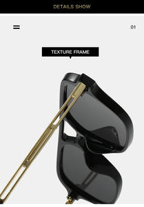 Gafas de Sol LiEr, Diseño Moderno, HD, Anti-Reflejantes, UV400, Protección Contra Rayos, Deportivas de Lujo, con Logotipo Personalizado, Doble Viga, Estilo Piloto - Product Image 3