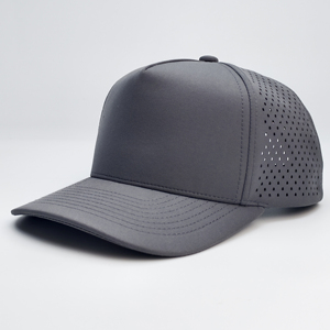Gorra de 5 paneles perforada con láser personalizada: gorra de béisbol impermeable de alta calidad para hombres y mujeres - Product Image 1