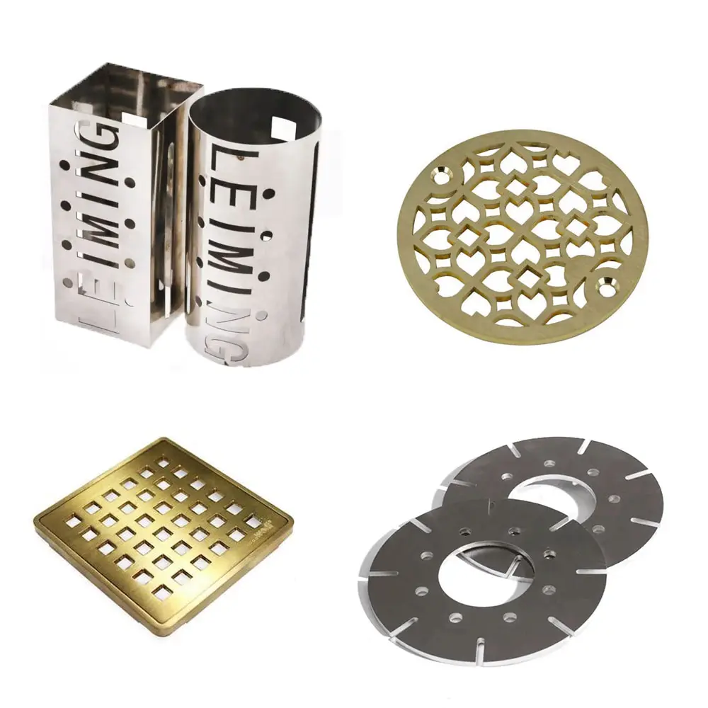 China Custom Brass Stainless Steel Plastic Acrylic Wood Sheet Metal Panel CNC Rapid Co2 Laser Cutting Part Fabrication Services