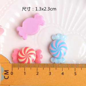 Breloques pour ongles en résine à thème dessin animé Kawaii pour la décoration des ongles en acrylique, outil de manucure avec strass - Product Image 2