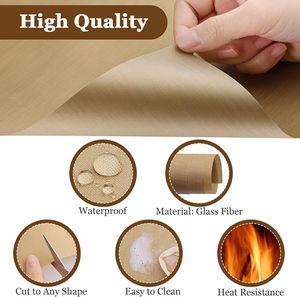 <span class=keywords><strong>Feuille</strong></span> de téflon PTFE, matériau imperméable et résistant à la chaleur, adapté à l'impression sur papier résistant à la chaleur et aux tissus en polyester. - Product Image 2