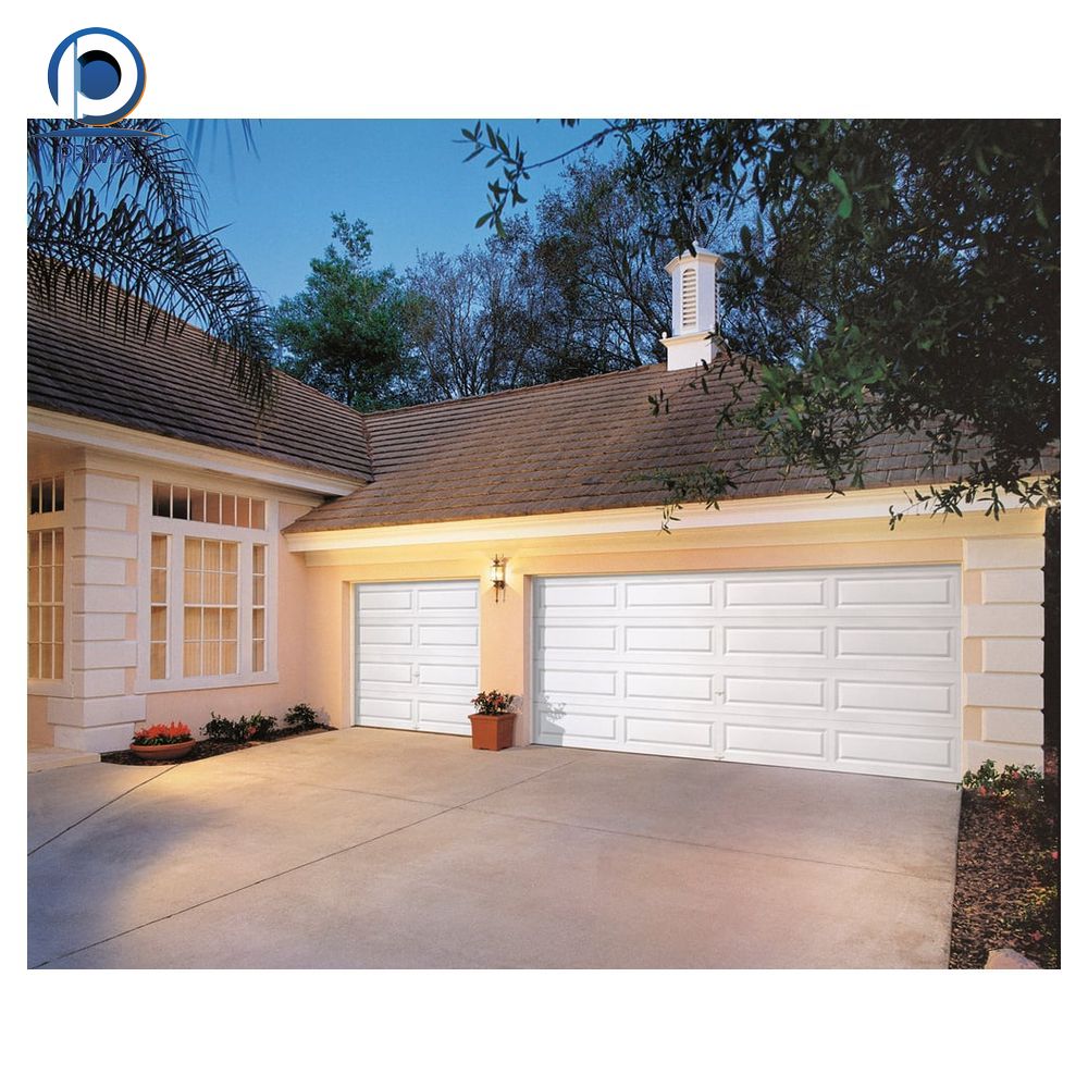 garage door set 2 car insulated