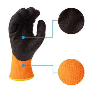 Snell An Toàn Bán Buôn <span class=keywords><strong>7</strong></span> Đo Terry Latex Nhăn Nửa Tráng Nhiệm Vụ Nặng Nề Mùa Đông Ấm Grip Làm Việc Găng Tay Thời Tiết Lạnh Găng Tay - Product Image 2