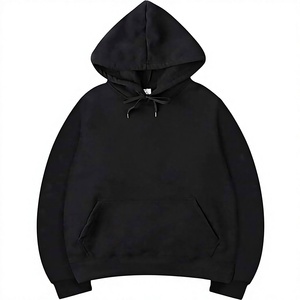 เสื้อฮู้ดโอเวอร์ไซส์แบบยูนิเซ็กซ์ สีแดงล้วน มีกระเป๋า ผ้าฟลีซทอเนื้อนุ่ม โพลีเอสเตอร์/เรยอน แขนยาว ทรงปกติ ใส่ได้ในฤดูหนาว - Product Image 6