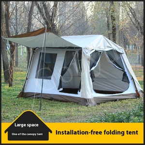 4.6 ㎡tent cắm trại ngoài trời dày mưa bằng chứng một phòng một phòng doanh trại hoang dã được trang bị với một cabin - Product Image 2