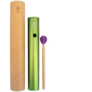 Tube sonore accordé aux chakras, 7 couleurs, en métal, avec marteau en bois, pour la guérison spirituelle (vente en gros) - Product Image 2
