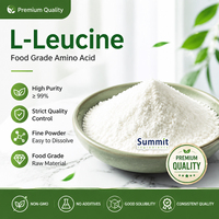 Poudre d'acide aminé L-Leucine de haute pureté, qualité alimentaire, L-Leucine CAS 61-90-5 pour les sports, supplément nutritionnel à haute solubilité