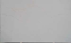 VIETNAM QUARTZ ARTIFICIEL CALACATTA MIAMI GOLD GRANDE PLAQUE DESIGN MODERNE 3D ÉPAISSEUR 20mm POUR PLAN DE TRAVAIL D'HÔTEL ET PLAN DE VANITÉ - Product Image 1