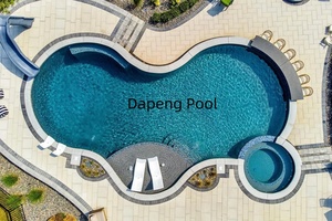 Pompe de piscine en fibre de verre, résistante aux UV, facile à installer, durable, étanche, multi-formes, pour la famille, en extérieur - Product Image 3